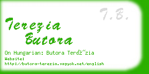 terezia butora business card